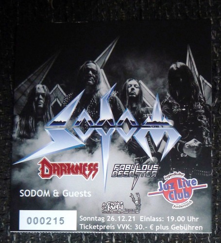 Sodom darkness fabulous - darkness,