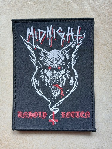 Midnight woven patch neu black - woven,
