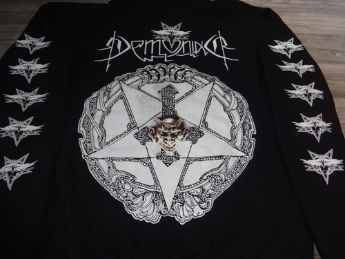 Demoniac zipper hoodie - demoniac,